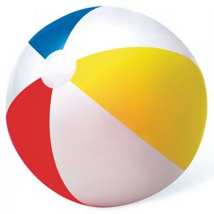 Надувной мяч Цветные дольки 51 см INTEX фото 2