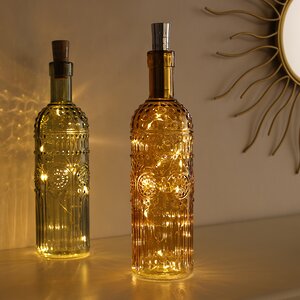 Гирлянда-пробка для бутылки Роса Crystal 2 м, 40 LED ламп, на батарейках, IP20 (Star Trading, Швеция). Артикул: 728-04