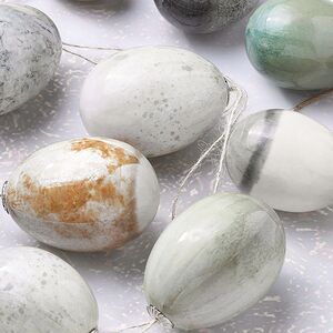 Пасхальные подвески Яйца - Holy Easter 4-6 см, 12 шт Kaemingk фото 2