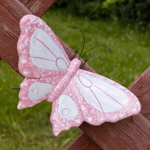 Подвесное садовое украшение Бабочка Джудис 25 см, керамика