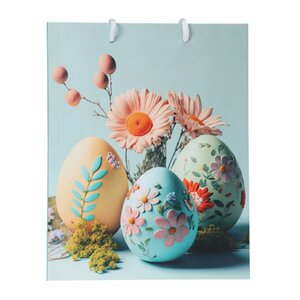 Подарочный пакет Easter Eggs 23 см (Koopman, Нидерланды). Артикул: APF806350-3