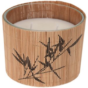 Ароматическая свеча Relax - Сандал 11 см, в бамбуковом стакане (Koopman, Нидерланды). Артикул: CC5061730