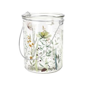 Подвесной стеклянный подсвечник Maurice - Луговые цветы 10 см (Koopman, Нидерланды). Артикул: HC6910000-2