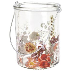 Подвесной стеклянный подсвечник Maurice - Садовые цветы 10 см (Koopman, Нидерланды). Артикул: HC6910000-3
