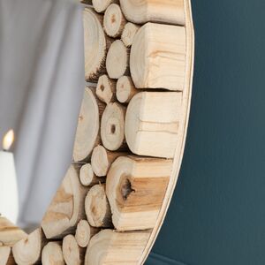 Настенное зеркало Bastoncini di Legno 50 см, круглое Koopman фото 3