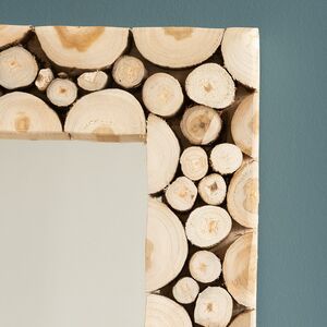 Настенное зеркало Bastoncini di Legno 50 см, квадратное Koopman фото 3