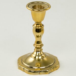 Декоративный подсвечник на 1 свечу Элиас 13 см, золотой (Swerox, Швеция). Артикул: K223-GO