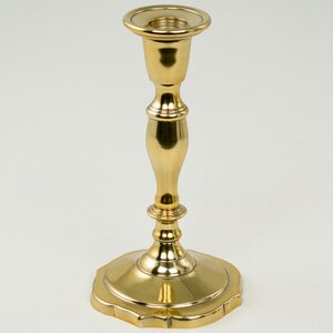 Декоративный подсвечник на 1 свечу Виллиам 18 см, золотой (Swerox, Швеция). Артикул: K233-GO