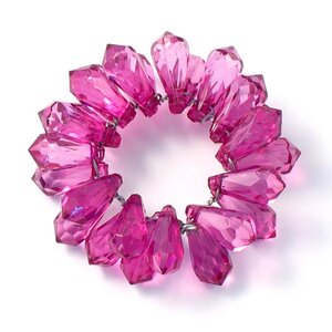 Украшение для свечи Crystal Pink 5 см (Swerox, Швеция). Артикул: L263-L