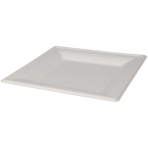Набор одноразовых тарелок White Square 20 см, 8 шт (Koopman, Нидерланды). Артикул: RT4000110
