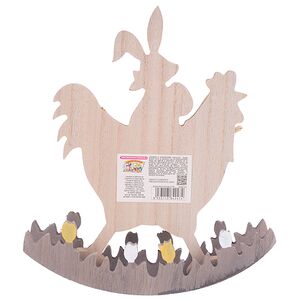 Декоративная фигурка Курочка-Качалка и Кролик Банни 23 см желтая Due Esse Christmas фото 6