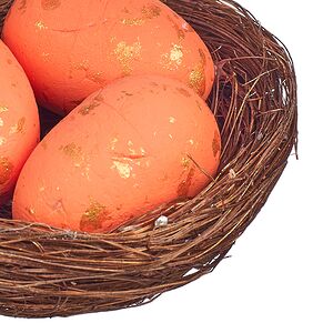 Пасхальное украшение Гнездо Orange Egg 7 см Due Esse Christmas фото 3