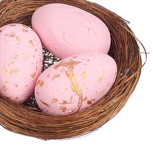 Пасхальное украшение Гнездо Pink Egg 7 см Due Esse Christmas фото 3