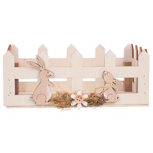 Декоративная корзина Пасхальные Кролики 16*11 см Due Esse Christmas фото 1