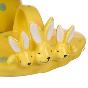 Конфетница Friendly Bunny 17*15 см желтая Due Esse Christmas фото 4