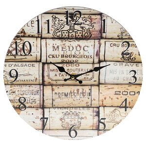 Настенные часы Barile di Legno 33 см (Koopman, Нидерланды). Артикул: Y36901130-3