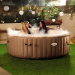 Надувной спа бассейн джакузи Intex 28426 PureSpa Bubble 196*71 см, аэромассаж