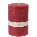 Декоративная свеча Рикардо 10*7 см темно-красная