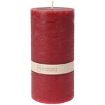 Декоративная свеча Рикардо 14*7 см темно-красная